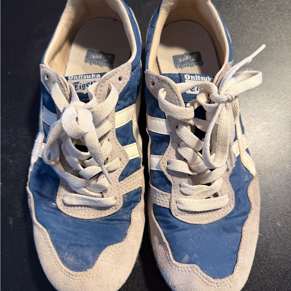 Onitsuka Tiger by Asics Blue and White Shoes